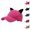 Hot Pink, variant on Cute Cat Ear Baseball Cap for Men Women Wide Brim Funny Baseball Hat