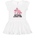 thumbnail image 3 of Inktastic My Mimi Loves Me Llama Girls Toddler Dress, 3 of 5