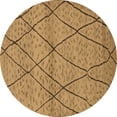 thumbnail image 1 of Ahgly Company Indoor Round Oriental Brown Industrial Area Rugs, 5' Round, 1 of 4