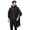Black, variant on 3-in-1 EVA Rain Poncho for Adults, Reusable Outdoor Rain Gear, 10000mm Waterproof, Universal Size