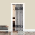 thumbnail image 5 of Wood Doorway Curtains Old Barn Farmhouse Village Style Doorway Privacy Blackout Curtain Door Dividers Closet Door Cover Curtain 42"Wx78",1 Panel, 5 of 7