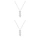 thumbnail image 4 of Qarigey Collares para niñas, collar sencillo para chicas jóvenes, accesorio de moda, decoración colgante, colgantes de joyería, cadena de clavícula Plata 2piezas Qarigey CBP199267, 4 of 6