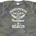 thumbnail image 4 of Inktastic Handpicked for Earth by My Pawpaw in Heaven with Angel Wings Boys or Girls Baby Bodysuit, 4 of 5