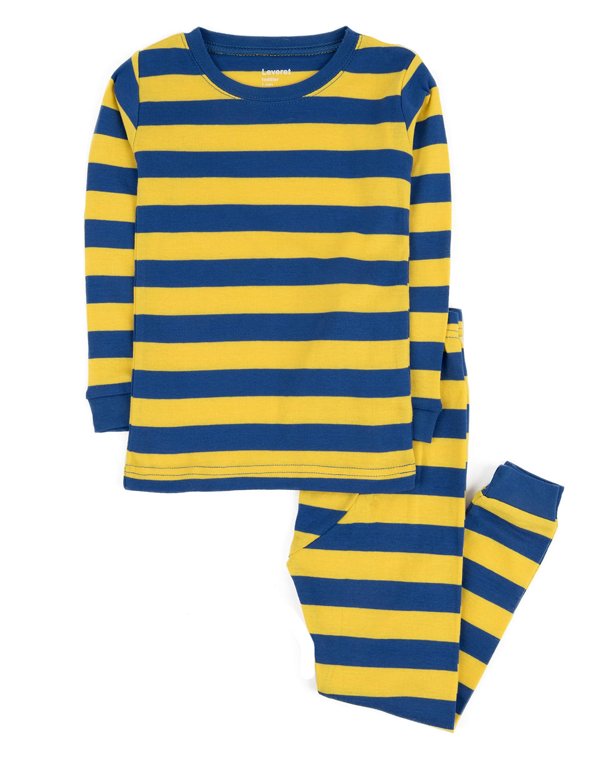 Boys' Skeleton Pajamas Set - 100% Cotton, 2-Piece Pajamas, Glow-in-the-Dark Print, Toddler To Kids Sizes