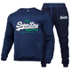 thumbnail image 4 of Chándal con capucha y pantalones deportivos para hombre, conjunto deportivo informal de 2 piezas, ropa de calle de polar, novedad de 2024, 4 of 5