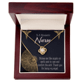 thumbnail image 5 of Nurses are Like Angels Healthcare Medical Worker Nurse Appreciation Infinity Knot Necklace Message Card, 5 of 17