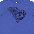 thumbnail image 4 of Inktastic South Carolina Word Salad State Outline Youth T-Shirt, 4 of 5