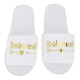 thumbnail image 3 of Zapatillas de fiesta de boda, 5 pares de zapatillas de hotel con estampado de letras, zapatillas estampadas a medida para la perfección, 3 of 8