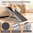 thumbnail image 4 of ABORON Folding Dog Ramp for Bed, 5-Level Adjustable Pet Ramp for Couch, Car and Sofa, Suitable for Small, Large and Senior Dogs and Cats, 4 of 7
