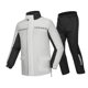 thumbnail image 3 of Traje de lluvia transpirable para adultos, impermeable, ligero y resistente a la lluvia. Gris, 3 of 9