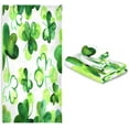 thumbnail image 7 of Coolnut St. Patrick Clover Towel Set of 3 with Bath Towel, Hand Towel and Wash Cloth, Soft, Quick Drying and Comfortable Towels for Bathroom Kitchen Home Travel Hotel Gym Washcloth Gift, 7 of 7
