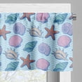thumbnail image 5 of Ambesonne Shells Valance & Curtain, Hatched Drawn, 55"x24", Multicolor, 5 of 7