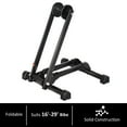 thumbnail image 3 of Costway Bicycle Bike Floor Parking Storage Stand Display Rack Folding Holder Black, 3 of 10