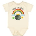 thumbnail image 3 of Inktastic Gigi's Treasure St. Patrick's Day Rainbow and Gold Boys or Girls Baby Bodysuit, 3 of 5