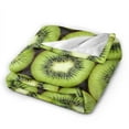 thumbnail image 2 of Kiwi Fruits Blanket Soft Blankets Cozy Throw Blankets For Couch Bed Living Room Decoration 50"X40", 2 of 8