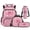 Pink Polka Dot Bow, variant on Yspwyqan Pink Polka Dot Bow School Backpack Set 4Pcs with Lunch Box Pencil Case Water Bottle Bag, 17 Inch Multi-Pocket Lightweight Bookbag for Elementary Middle School
