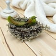 thumbnail image 2 of THE JOY TREE Bird Nest + Bird Clip Ornament for Christmas Tree, Centerpiece, Holiday Decor- 6inch , Brown, 2 of 6