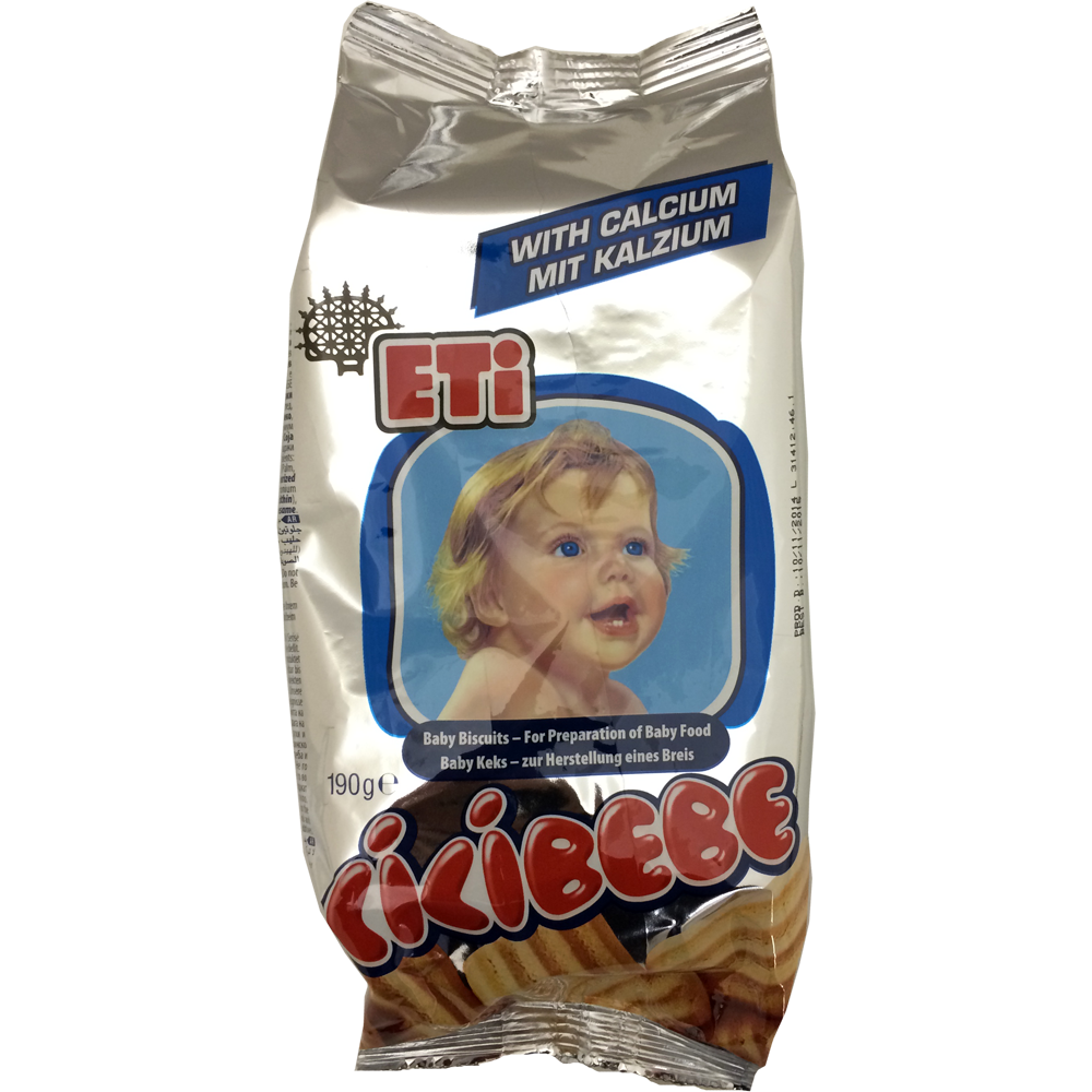 ETI Baby Biscuits w/Calcium (Cicibebe)