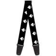 thumbnail image 1 of Buckle-Down Guitar Strap, Spade Black White, 2 Inches Wide, 1 of 5