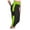 Green A1, variant on High Waist Yoga Pants with Pockets Capri Leggings for Women Workout Running 4 Way Stretch Leggings