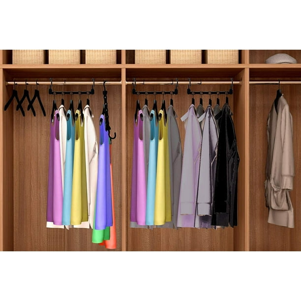 2 Pack Magic Hangers As Seen on Tv Save Closet Space Clothes Organizer