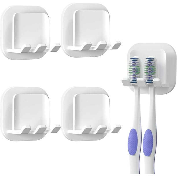DODAMOUR Toothbrush Holders Wall Mounted Cup Holder, Plastic Toothbrush