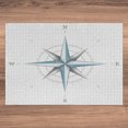 thumbnail image 5 of Ambesonne Compass Jigsaw Puzzle Durable Cardboard, Antique Wind Rose, 1000 pcs, Teal and Dimgray, 5 of 5