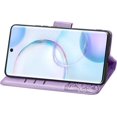 thumbnail image 7 of case for Motorola Moto G Play 2021 Wallet Case,Kawaii 3D Butterfly Embossing Slim Flip PU Leather with Magnetic Closure Credit Card Slots Holder Phone Cover for Moto G Play 2021 Rhinestone Purple, 7 of 7
