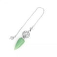 thumbnail image 5 of QQTDFG Cone Shape Reiki Pendulum Pendant Home Decoration-Silver-Rose Quartz, 5 of 9