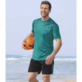thumbnail image 2 of Atlas For Men - Pantalones Cortos para Hombre - Pack de 2 (Negro, Azul, Turquesa), 2 of 5