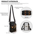 thumbnail image 6 of HELLHERO Sun and Moon Double Deck Crossbody Sling Bag with Zipper for Outdoor Travel, 6 of 7