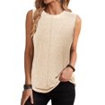 thumbnail image 5 of Sherrylily Women Tank Tops Crew Neck Sleeveless Casual Loose Fit Tee Shirts S-2XL, 5 of 7
