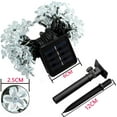 thumbnail image 2 of Outdoor Solar String Lights Waterproof 23ft 50 LED Blue Flower Fairy Light Decorations for Home Christmas Tree Garden Patio Fence Yard Spring, 2 of 5