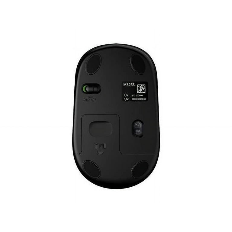 Logitech Portable Compact M325s Wireless Mouse, 2.4 GHz USB