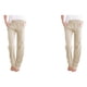 thumbnail image 2 of Qarigey Pantalones anchos de verano de poliéster con bolsillos para mujer - Manténgase fresco y cómodo todo el día Transpirable Type1 NO1, 2 of 6