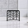 thumbnail image 6 of Napkin Holder for Table, Napkin Standing Holder, Black Metal Paper Napkin Holders, Counter Top Napkin Holder, Napkins Hoder Dispenser for Kitchen Countertops Indoor Outdoor Use, 4.72X2.2X3.74inch, 6 of 7