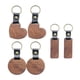 thumbnail image 5 of 6 piezas llaveros de madera llavero de madera DIY artesanía hecho a mano hombres mujeres colgante llavero llavero, 5 of 9