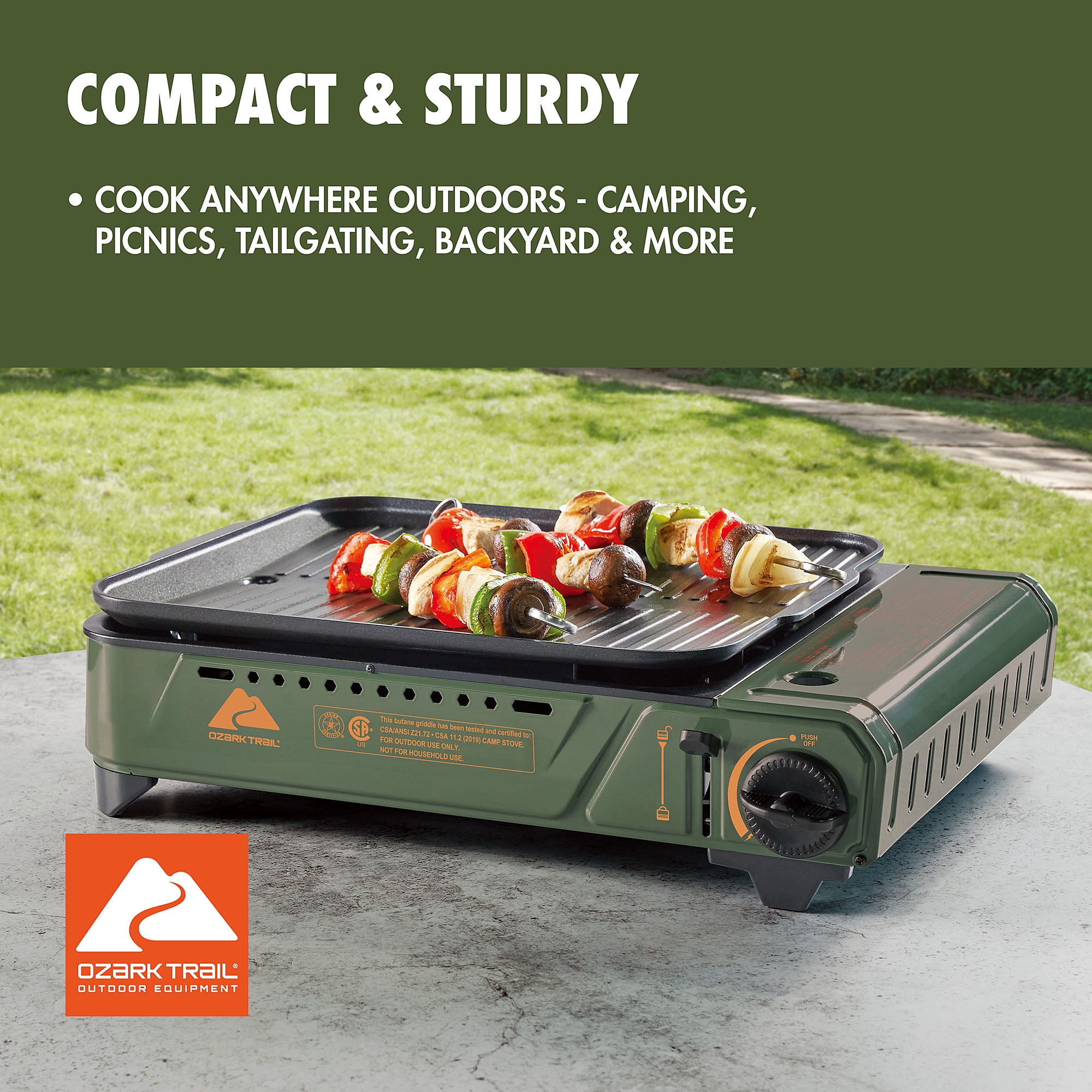 Ozark Trail 1-Burner 161 sq in Butane Outdoor Griddle