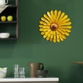 thumbnail image 3 of Escultura de pared Decoración de pared de flores de metal, colgante simple para decoraciones de porche de granja, 3 of 8