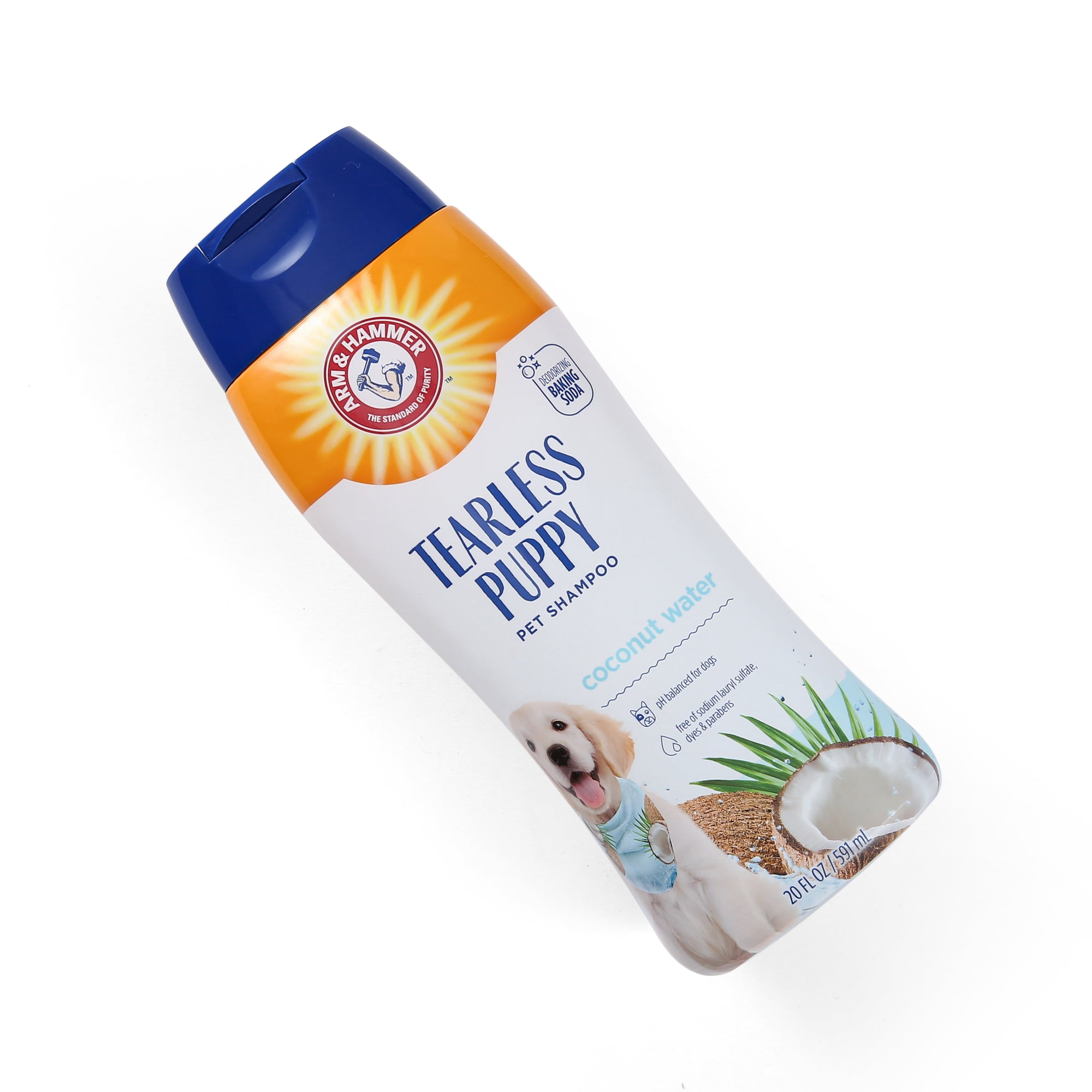 Arm & Hammer, Tearless Puppy Dog Shampoo For Pets, Gentle Cleansing Formula, Coconut Scent, 20 Fl Oz