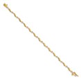 thumbnail image 2 of 14k Yellow Gold Bracelet Diamond Women's Round 4 mm 7 in, 2 of 3