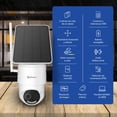 thumbnail image 3 of Cámara de seguridad 4G 2 Mpx robotizada con panel solar, para exterior, 3 of 4