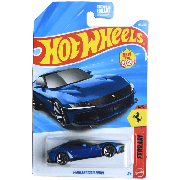 Hot Wheels Ferrari 12Cilindri Ferrari 4/5 [blue] 94/250