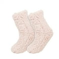 thumbnail image 2 of TIHLMK Fuzzy Grippy Socks for Women and Men Winter Warm Super Soft Slipper Socks for Women No Slip Warm Cozy Christmas Gift, 2 of 3