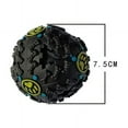 thumbnail image 1 of Fiudx Juguete para Perros, Pelota de Vinilo con Sonido de Risa para Mascotas, Juguete para Perros con Diseño de Protuberancias para Limpiar Los Dientes, Pelota de Juego con Dispensador de Comida, Div, 1 of 1