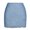 Blue, variant on Women's Bodycon Skirt Mini Summer Fashion Elastic Waist Mini Vintage Elastic Mid Rise Mid Thigh Zebra 8-10