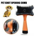 thumbnail image 5 of lianhanyi Pet Dog/Cat Brush Grooming Long Short Hair Slicker Remover Hair Massage *1, 5 of 7