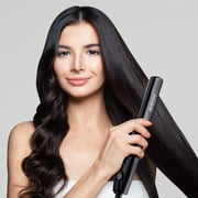 Kiss Nano Titanium Professional Flat Iron Hair Straightener & Styling Tool, 1/2, 0.86 lbs.