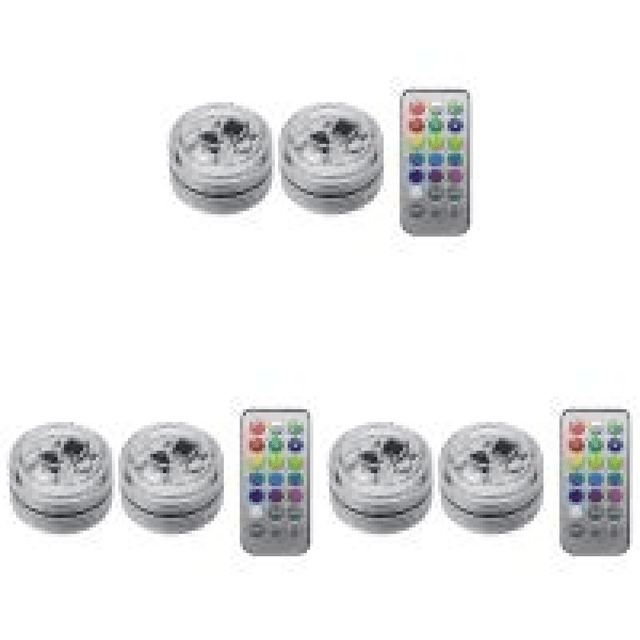 Control Remoto Inalámbrico Adhesivo Coche Techo Pie Atmósfera RGB Kit (2PCS)