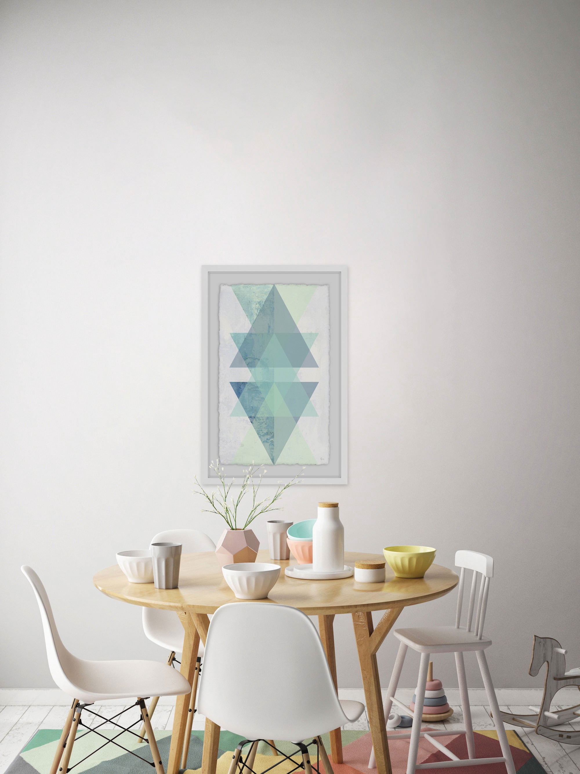 The Prism Framed Painting Art Print, 30.00" x 1.50"